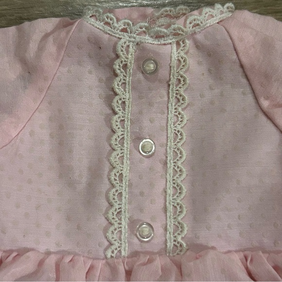 Vtg 1970s Fisher Price “My Friend Mandy” Pink Replacement Dress Fits 16” Doll - Picture 5 of 8